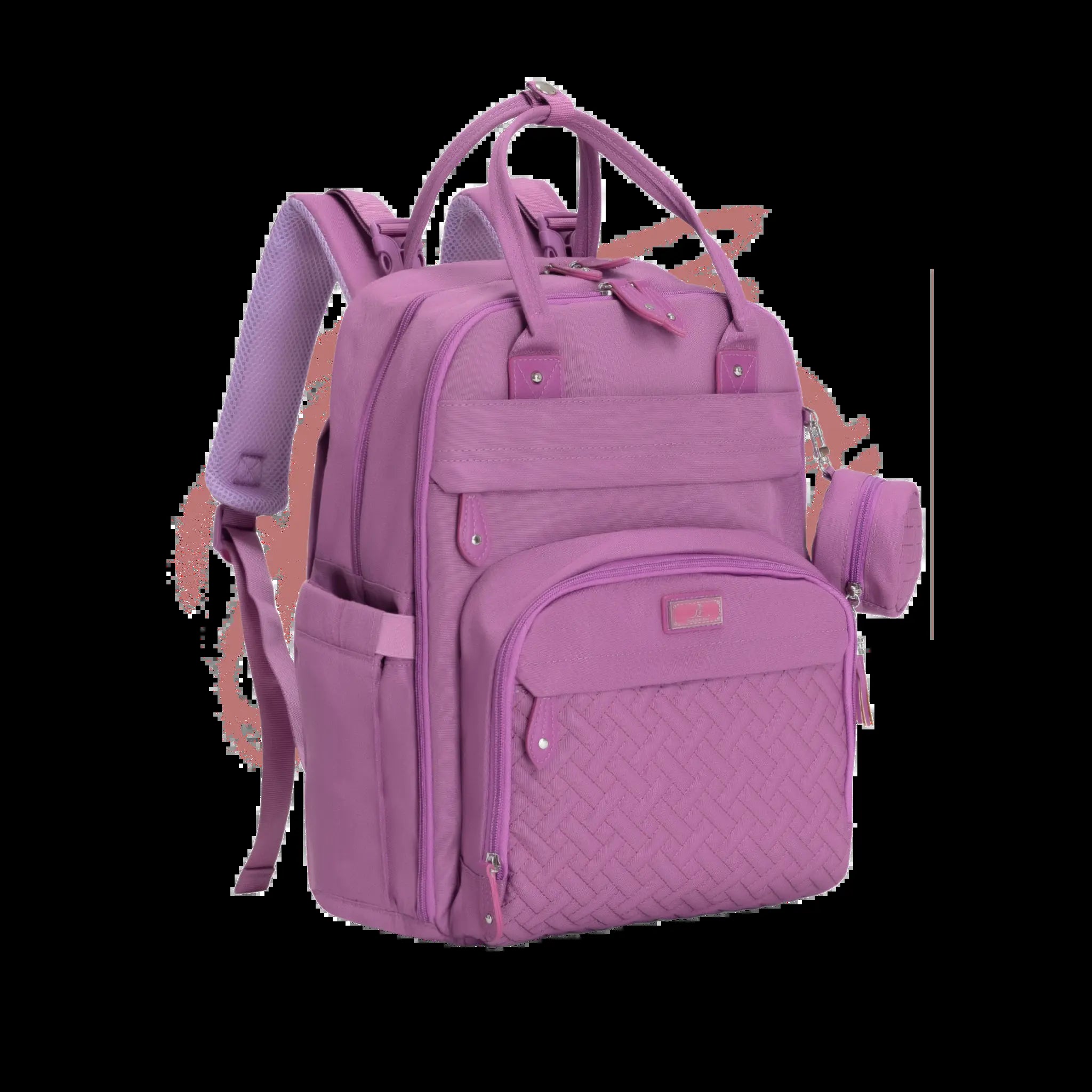 Babbleroo Original Diaper Bag - Waterproof Multi-Functional Travel Tote with Changing Pad for Moms