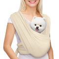 Flexible Pet Sling Carrier - Front Facing Hands-Free Cat Carrier for Small Pets