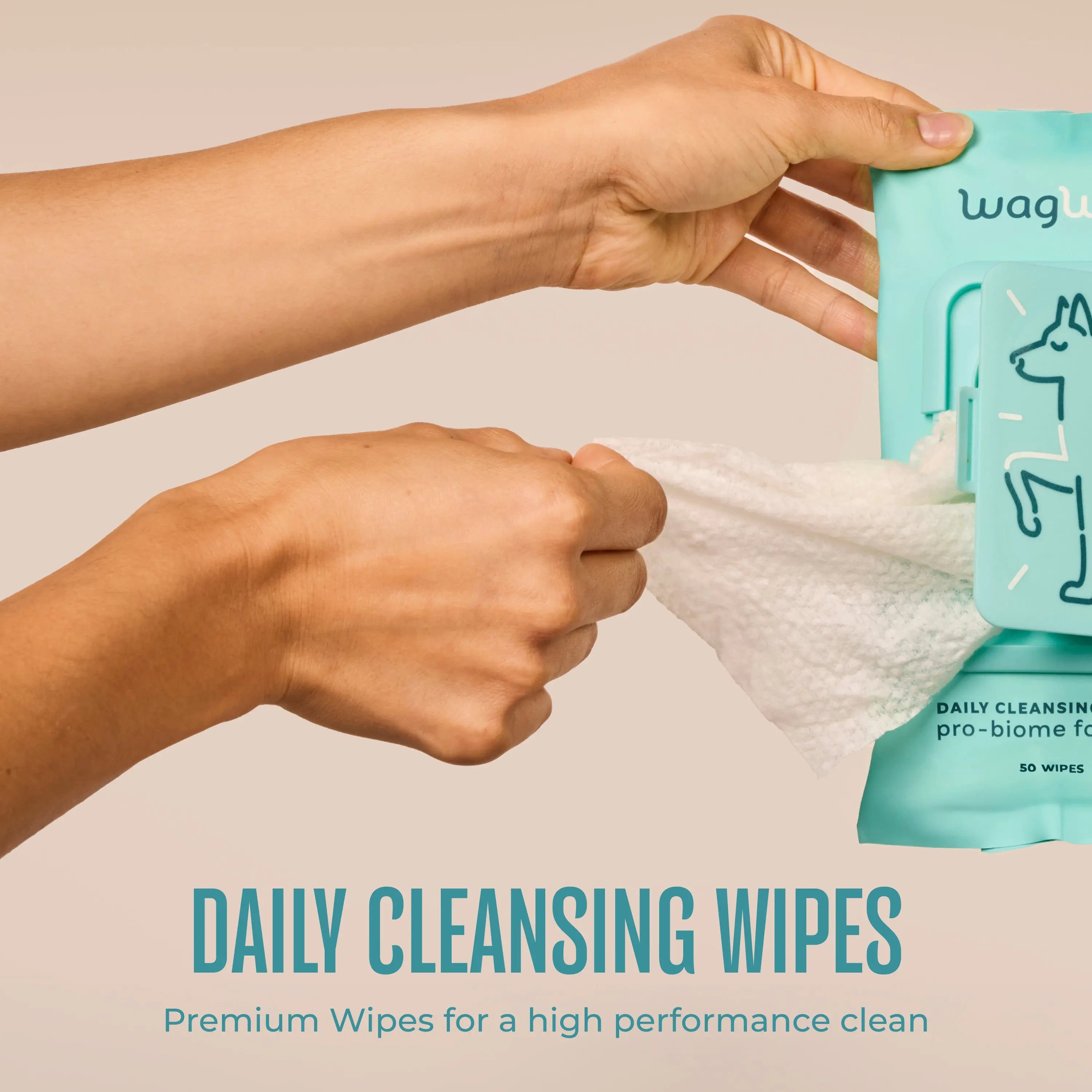 WAGWELL Itchy Pup Bundle (Dog Allergy & Itch Chews + Cleansing Wipes)