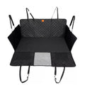 Large Waterproof Dog Car Seat Hammock Cover with Mesh Window - Pet Back Seat Protector for SUVs & Trucks