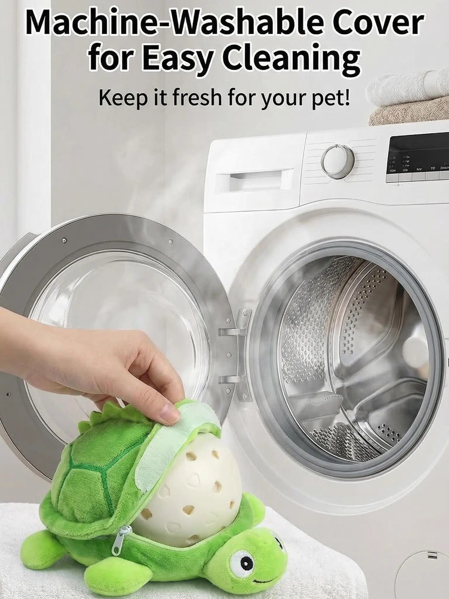 Motion Activated Interactive Dog Ball - Rechargeable Automatic Rolling Squeaky Toy for Dogs & Cats