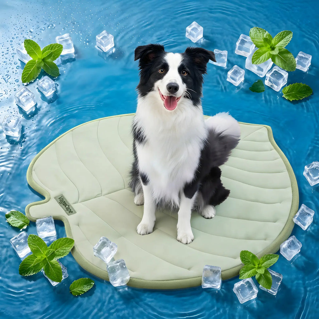 Eco-Friendly Gel-Free Cooling Pet Mat for Large Dogs - Portable Machine-Washable Pet Cooling Bed