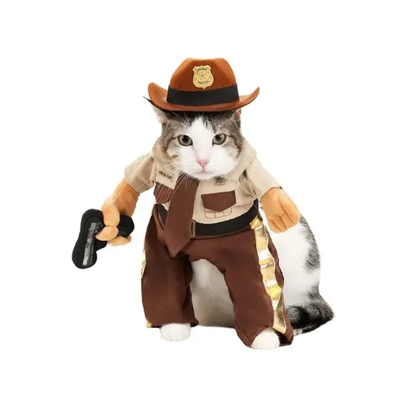 State Trooper Dog Costume - Realistic Police K9 Outfit for Dogs